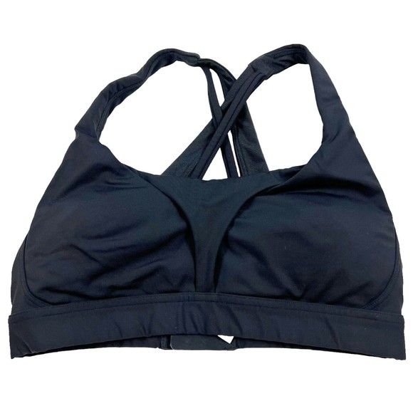 Lululemon Women Stash It All Sports Bra Black Luxtreme Adjustable Sz 6 Strappy - Picture 2 of 9